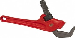MSC Ridgid 31305 9-1/2" Steel Offset Hex Pipe Wrench 2-5/8" Pipe Capacity,