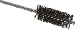 MSC Weiler 98364 1" Diam Helical Steel Tube Brush Double Spiral, 0.0104"