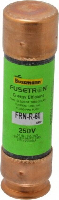 MSC Cooper Bussmann FRN-R-60 125 VDC, 250 VAC, 60 Amp, Time Delay General