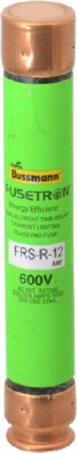 MSC Cooper Bussmann FRS-R-12 300 VDC, 600 VAC, 12 Amp, Time Delay General