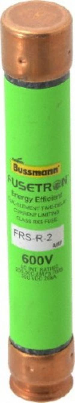 MSC Cooper Bussmann FRS-R-2 300 VDC, 600 VAC, 2 Amp, Time Delay General