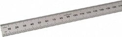 MSC SPI 14-689-4 600mm Long, 0.5, 1mm Graduation, Flexible Steel Rule Metric Graduation Style, 3/4