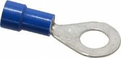 MSC Made in USA R4B-14 16-14 AWG Fully Insulated Crimp Connection Circular Ring Terminal 1/4