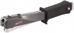 MSC Arrow HT55 Manual Hammer Tacker 1/4, 5/16, 3/8" Staples, Gray & Black,