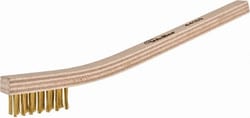 MSC Weiler 98469 3 Rows x 7 Columns Brass Scratch Brush 7-1/2" Overall