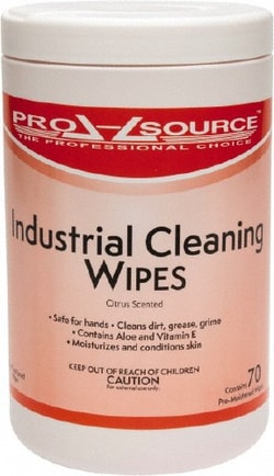 MSC&nbsp;PRO-SOURCE W01WA1 Pre-Moistened Shop Towel/Industrial Wipes Center Pull, 10