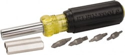 MSC Klein Tools 32500 Nut Driver & Bit Screwdriver Set Electrician's, Quantity: