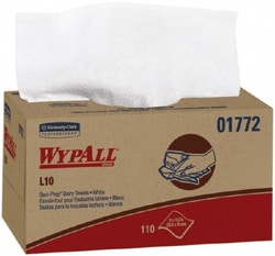 MSC WypAll 01772 18 Qty 110 Pack Dry General Purpose Disposable Wipes Pop-Up,