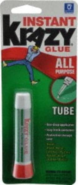 MSC Krazy Glue KG86648R 0.07 oz Tube Clear Instant Adhesive 1 min Working