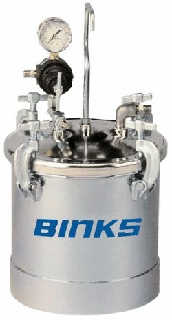 MSC Binks 83C-210 Paint Sprayer Pressure Tank 2.8 Gallon PT ASME Tank 1