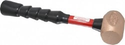 MSC Proto J1432G 2-5/8 Lb Head Brass Hammer 12