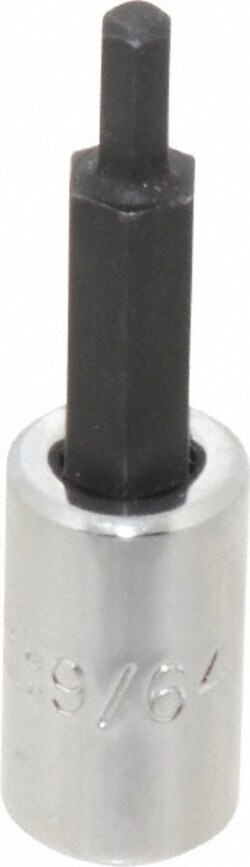 MSC Proto J47709/64 1/4" Drive, 9/64" Hand Hex Bit Socket 1-7/8" Overall