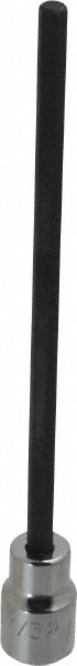 MSC 3/8" Drive, 7/32" Long Hand Hex Bit Socket, Quantity: Each of 1