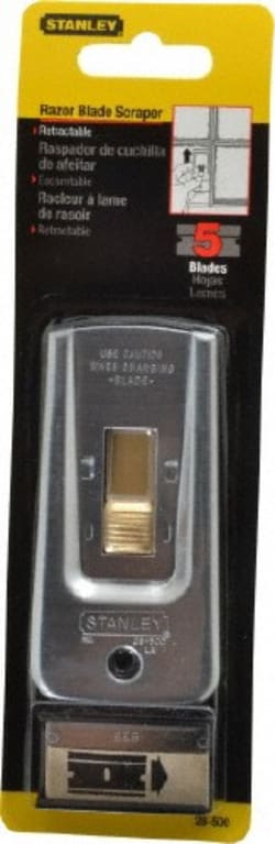 MSC Stanley 28-500 1-Edge Scraper 1-1/2" Blade Width x 1-1/2" Blade Length,