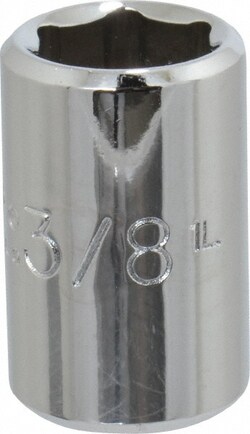 MSC 1/4" Drive, 3/8" Standard Hand Socket, Quantity: Each of 1