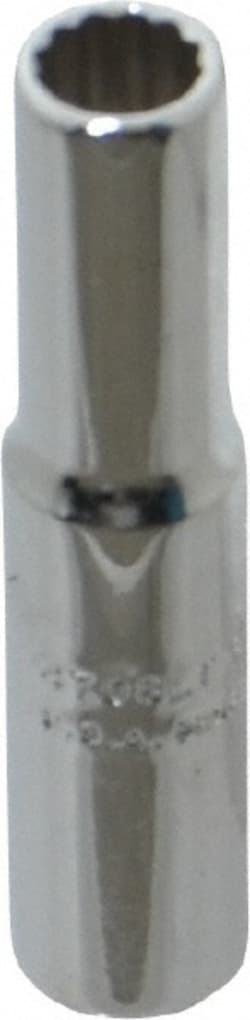 MSC Proto J4708LT 1/4", 1/4" Drive, Deep Hand Socket 12 Points, 2" Overall