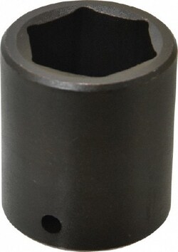 MSC Proto J7430M 1/2" Drive 30mm Standard Impact Socket 6 Points, 2" Overall