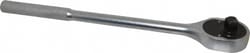 MSC 3/4" Drive Pear Head Standard Ratchet Chrome Finish, 20" OAL, 24 Gear