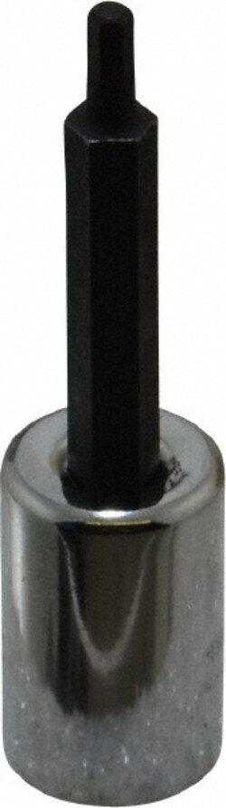 MSC 3/8" Drive, 1/8" Hand Hex Bit Socket, Quantity: Each of 1