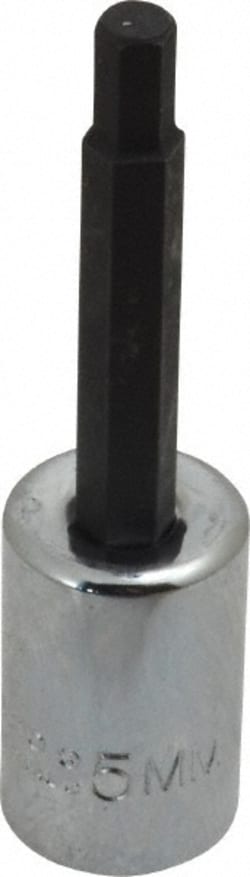MSC 3/8" Drive, 5mm Hand Hex Bit Socket, Quantity: Each of 1