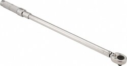 MSC Proto J6014NMC 1/2" Drive Micrometer Torque Wrench 70 to 350 N/m, 1