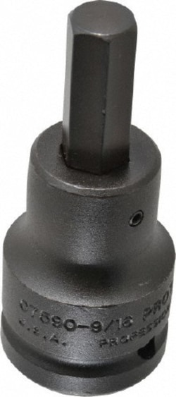 MSC Proto J075909/16 3/4" Drive, 9/16" Impact Hex Bit Socket 1-3/8" Bit