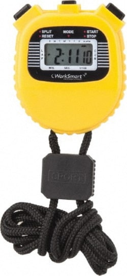 MSC Value Collection WS-PE-STOP-005 LCD Digital Stopwatch L1154F, 3 Functions,