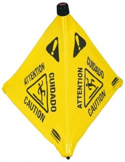 MSC Rubbermaid FG9S0000YEL Caution, 21