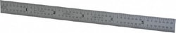 MSC Starrett 51334 6" Long, 1/64, 1/50, 1/32, 1/10" Graduation, Flexible