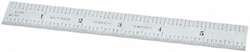 MSC Starrett 51335 6" Long, 1/64, 1/50, 1/32, 1/10" Graduation, Flexible