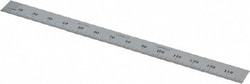 MSC Starrett 51329 150mm Long, 0.5, 1mm Graduation, Flexible Steel Rule Metric Graduation Style, 1/2