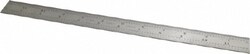 MSC Starrett 52647 12" Long, 1/64, 1/32, 1/16, 1/8" Graduation, Rigid Spring