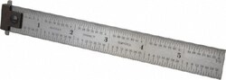 MSC Starrett 52662 6" Long, 1/64, 1/32, 1/16, 1/8" Graduation, Rigid Spring