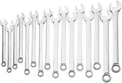MSC Proto J1200F-HD 16 Pc, 1-5/16 - 2-1/2", 12-Point Combination Wrench