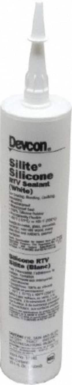 MSC&nbsp;Devcon 17140 10.3 oz Cartridge White RTV Silicone Joint Sealant 450°F Max Operating Temp