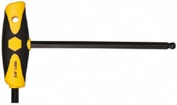 MSC Wiha 33440 3/8" Hex, T-Handle Cushion Grip, Ball End Hex Key 7-29/32"