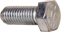 MSC Made in USA 30105 1/2-13 UNC, 1-1/4" Length Under Head Hex Head Cap