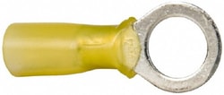 MSC 3M 7010349265 12-10 AWG Partially Insulated Crimp Connection Circular Ring Terminal 3/8