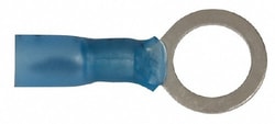 MSC&nbsp;3M 7010349266 16-14 AWG Partially Insulated Crimp Connection Circular Ring Terminal 3/8