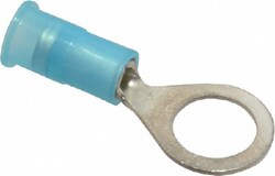 MSC&nbsp;3M 7010397277 16-14 AWG Partially Insulated Crimp Connection Circular Ring Terminal 5/16