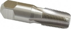 MSC Hertel G127360-S 3/8-18 4-Flute Bright Finish High Speed Steel Standard