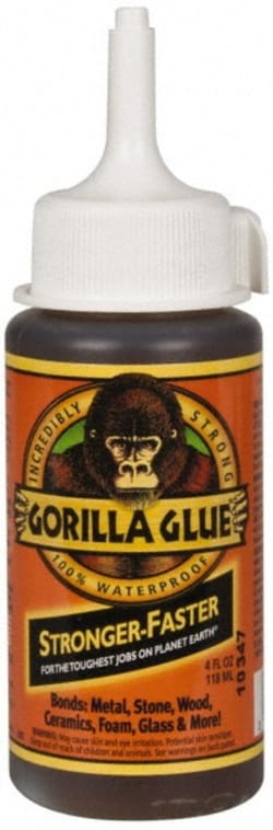 MSC Gorilla Glue 5000402 4 oz Bottle Brown All Purpose Glue 20 min Working