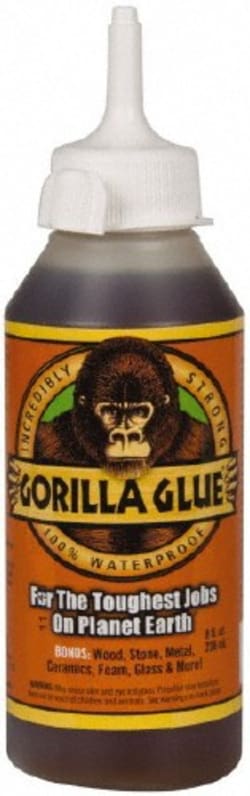MSC Gorilla Glue 5000805 8 oz Bottle Brown All Purpose Glue 20 min Working