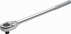 MSC Proto J5450 1/2" Drive Pear Head Ratchet Chrome Finish, 16" Overall
