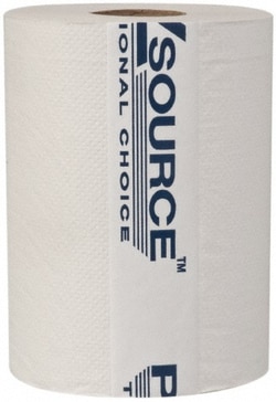 MSC PRO-SOURCE HW8-350W-12 12 Qty 350 ' Hard Roll of 1 Ply White Paper