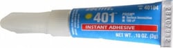 MSC Loctite 233641 0.11 oz Tube Clear Instant Adhesive Series 401, 15 sec