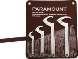 MSC Paramount PAR-HW404 3/4" to 6-1/4" Capacity, Adjustable Hook Spanner