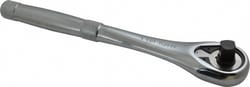 MSC Proto J5449XL 1/2" Drive Pear Head Ratchet Chrome Finish, 10-1/2" Overall
