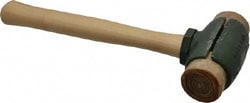 MSC Garland 31003 2-3/4 Lb Head 1-3/4" Face Rawhide Split Head Hammer 12-3/4"