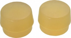 MSC Garland 23004 2" Face Diam, Grade Soft, Natural Soft Face Hammer Tip